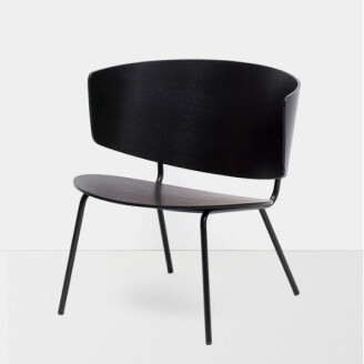Ferm Living Herman Lounge Chair vilstol svart kuva