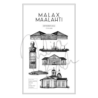 Malax poster by Julia Bäck kuva