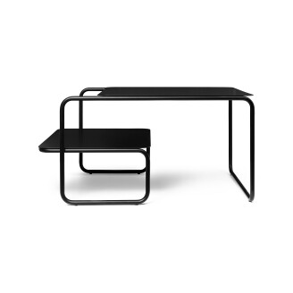 Level Coffee Table moderni musta sohvapoyta Ferm Livingilta kuva