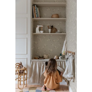 Romanttinen kukkatapetti Sandbergilta Engla S10187 kuva