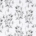 Rain Birds White Black