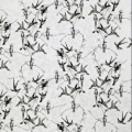 Rainbirds musta valkoinen lintutapetti Mimoulta