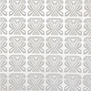 Metropolitan hopeanvarinen graafinen tapetti Mimoulta kuva