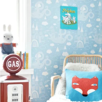 Drakhimlen sininen satutapetti Majvillanilta kuva