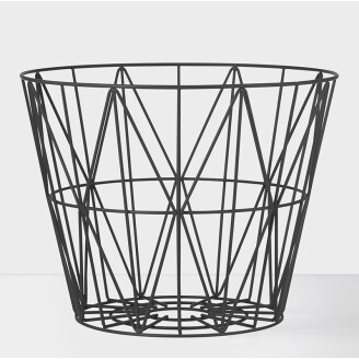 Wire Basket black large metallikori Ferm Livingilta image