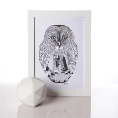 Mooncake poster large Owl kuva