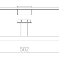 Palea vägglampa för badrummet 500