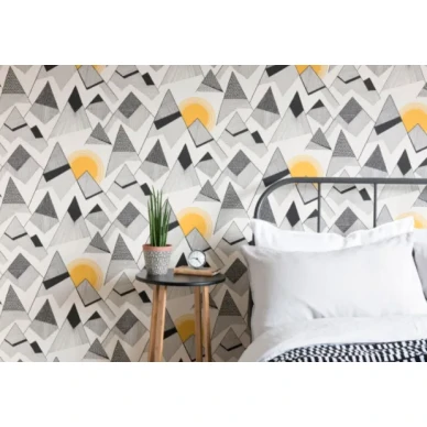 Miss Print Mountains tapet sunrise kuva