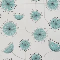 Dandelion Mobile Porcelain w Powder Blue