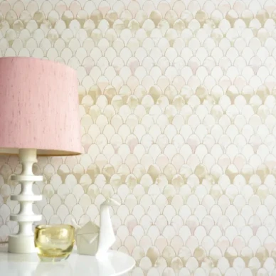 Nagano roosa graafinen tapetti Mimoulta kuva