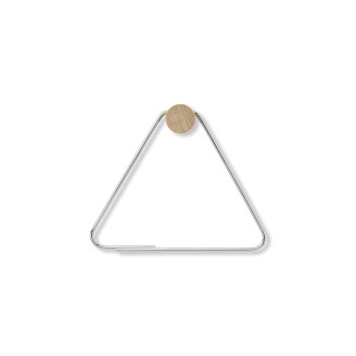Ferm Living Triangle wc-pappershållare krom image