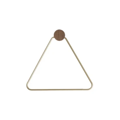 Ferm living triangle wc-pappershållare mässing kuva