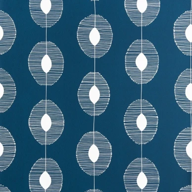 Dewdrops tummansininen taptti geometrisella kuviolla kuva