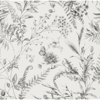 Ralph Lauren-Fern Toile-Etched Black Cutting image