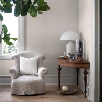 Soft Linen yksivarinen valkoinen tapetti Borastapeterilta v2 kuva