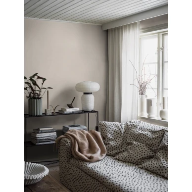 Beige olohuoneen tapetti Linen Sand 4314 Borasilta kuva