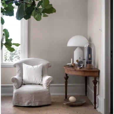 Linen Sand yksivarinen beige tapetti Borastapeterilta v2 kuva