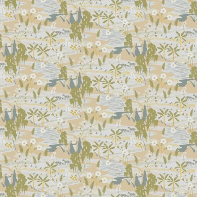 Wonderland Flyttfrö tapet beige kuva