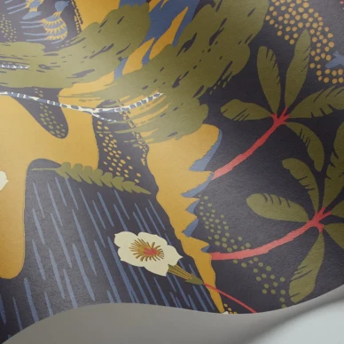 Wonderland Flyttfrö tapet svart kuva