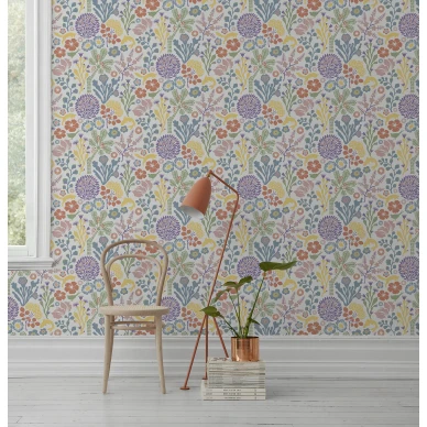 Varikas kukkatapetti Borasilta Ravdunge 1473 image