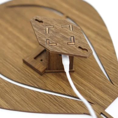 Ferm Living Air Balloon lamp vägglampa smoked oak image