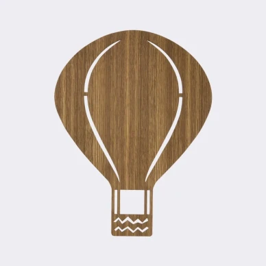 Ferm Living Air Balloon lamp vägglampa smoked oak image