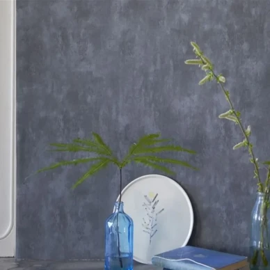 Designers Guild Parchment Stripe randig tapet Notting Hill Slate kuva