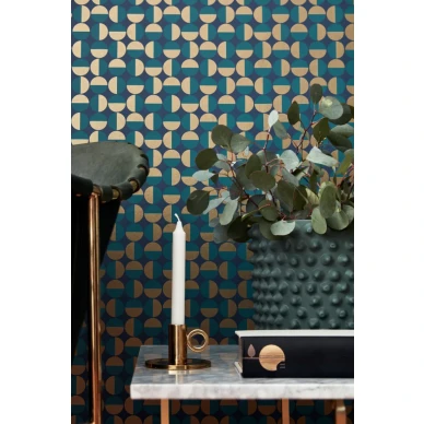 BoråsTapeter Vertigo tapet blå image