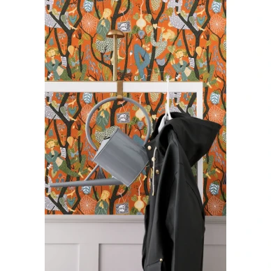 BoråsTapeter Melodi tapet röd kuva