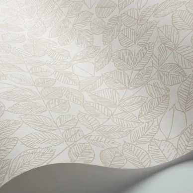 BoråsTapeter Romans tapet med bladmönster beige image