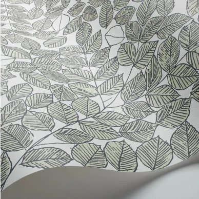 BoråsTapeter Romans tapet med bladmönster grön image