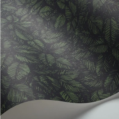 BoråsTapeter Amorina tapet med bladmönster grön image