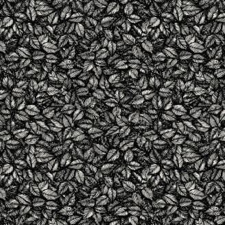 BoråsTapeter Amorina tapet med bladmönster svartvit image