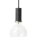 Ferm Living Collect Lighting Socket Pendant Low Black
