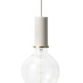 Ferm Living Collect Lighting Socket Pendant Low Light Grey