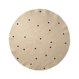 Ferm Living Jute barnrumsmatta - 2 storlekar dots image