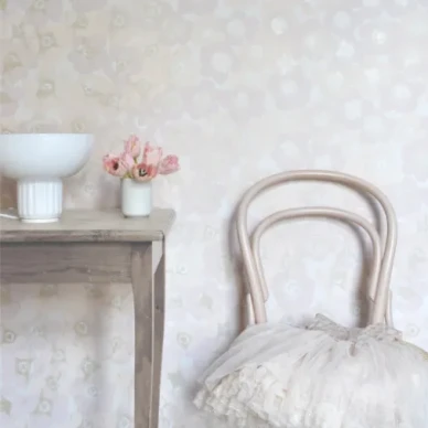 Windflower vaalea kukkatapetti Mimoulta kuva