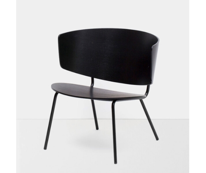 Ferm Living Herman Lounge Chair vilstol svart kuva