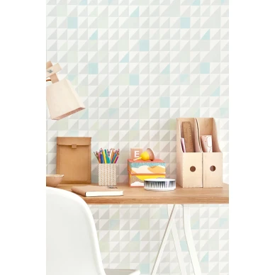 Majvillan Katinka tapet Turkos/Grön kuva