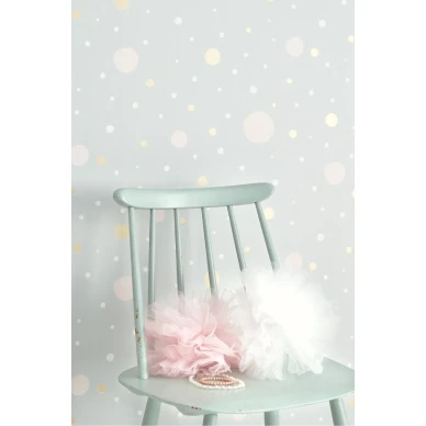 Majvillan Confetti tapet Grå/Guld kuva