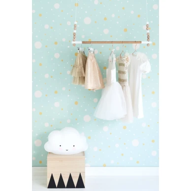 Majvillan Confetti tapet Turkos kuva