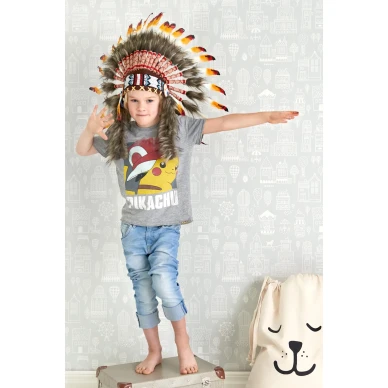 Majvillan Small Town tapet Grå kuva