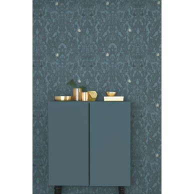 Majvillan Amelie tapet Petrol image