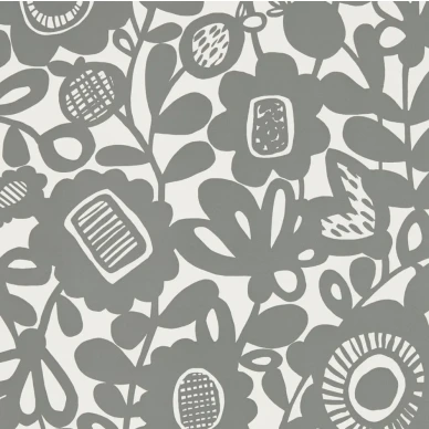 Scion Kukkia blommig tapet Charcoal kuva