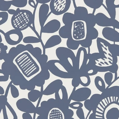 Scion Kukkia blommig tapet Ink kuva