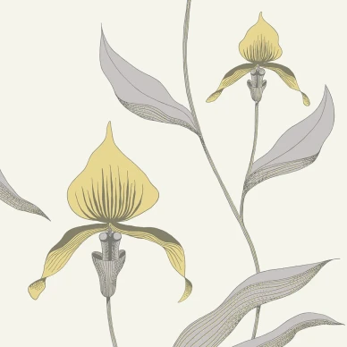 Orchid vaalea kukkatapetti Cole et Sonilta 95 10057 kuva