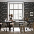 Malin tapet black