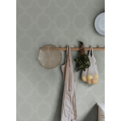 Sandbergin vihrea tapetti Wilma S10201 kuva