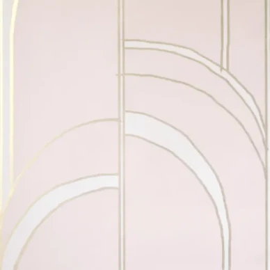 Arches roosa graafinen tapetti Mimoulta kuva