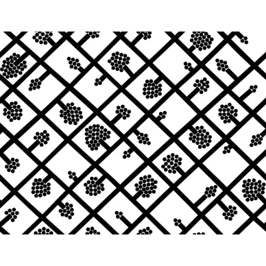 Spalje tapet svart kuva